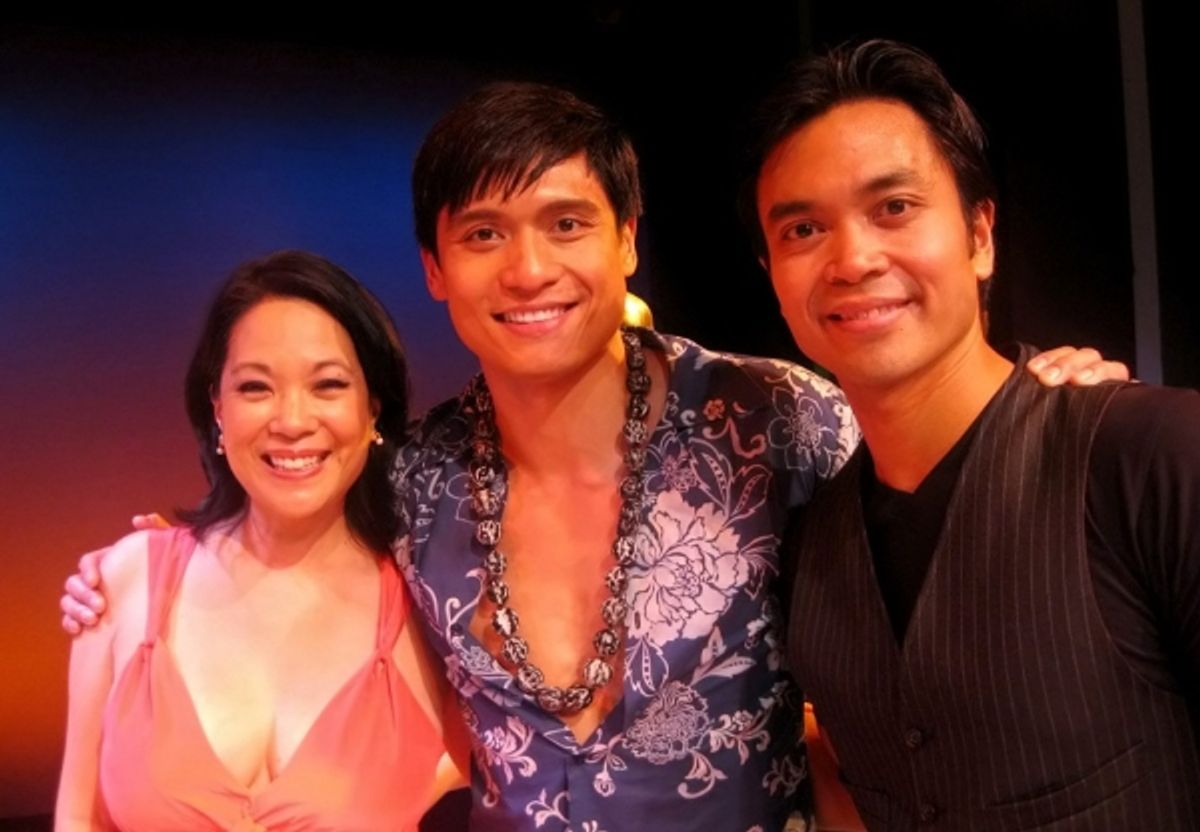 Christine Toy Johnson, Paolo Montalban and Jose Llana at 